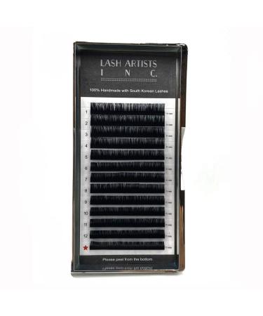 | Professional Eyelash Extensions By Lash Artists For Lash Artists | 13 rows in each tray | C Curl and D Curl for Volume/Mega/Russian Volume/Hybrid/Classic/New Classic | 0.03 0.05 0.07 and 0.15 (D Curl 0.03 11 mm) D Curl 0.03 11 mm