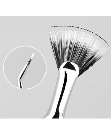 Anjoize Dolly Mascara Fan Brush Set - 120 Folded Fan-shaped Brushes for Precise Lash Separation and Lengthening - Buy Online on GoSupps.com
