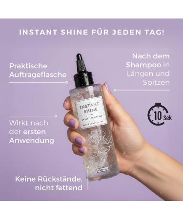 Hans Conzen Kosmetik Piubella INSTANT SHINE for damaged and damaged hair 10 sec Smoothing Water antihair breakage serum 200 ml - Buy Online on GoSupps.com