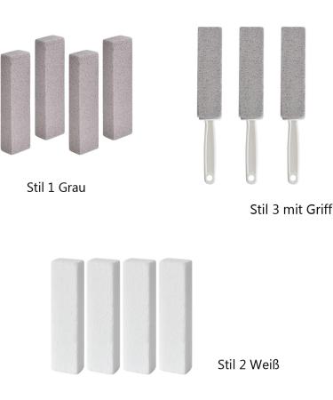 Premium White Pumice Blocks for Toilet & Kitchen Cleaning | Strong Pumice Stone Brush for Oven Tile Shower & Sink - Buy Online on GoSupps.com