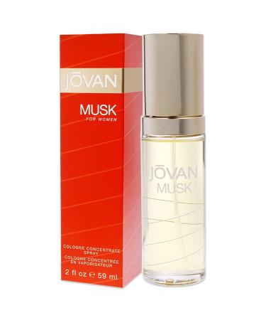 Jovan Musk for Women Cologne Concentrate Spray 2 Fl Oz - Long-Lasting Fragrance | Pack of 1 - Buy Online on GoSupps.com