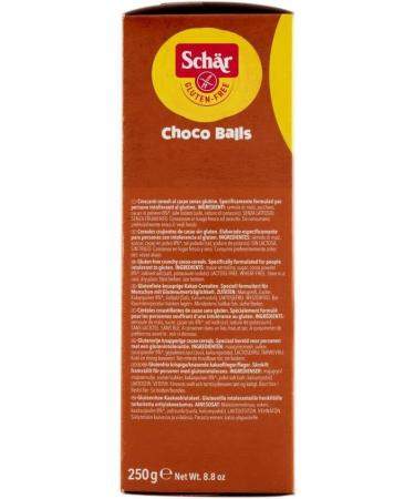 Schar Choco Balls Crispy Cocoa Cereals Gluten and Lactose Free (gluten and lactose free) crispy cocoa without gluten or lactose 3 x 250 g + Italian Gourmet pulp 400 g - Buy Online on GoSupps.com