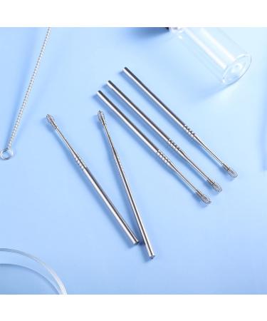 10pcs Stainless Steel Spiral Earwax Remover Set - 360 Spiral Cleaning Tool - Buy Online on GoSupps.com
