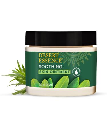 Desert Essence Tea Tree Skin Ointment - 1 Fl Oz | Jojoba & Lavender Oils | Vitamin E | Moisturizer for Dry Skin, Irritations, Cuticles - Buy Online on GoSupps.com