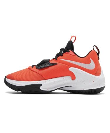 Nike Men's Zoom Freak 3 Lt Stone/Bright Crimson/Racer Bl-Grn Strike (DA0694 100) 9 Bright Crimson/White/Black