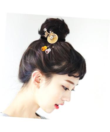 minkissy 1pc Hair Accessories Hair Rope Hair Tie Rustic Hair Rope Scrunchie Crystal Beads Hair Ring Metal Floral Hair Ring Agate Ponytail Holder Jewelry Hair Circle Vintage Copper Etc. Bun - Buy Online on GoSupps.com