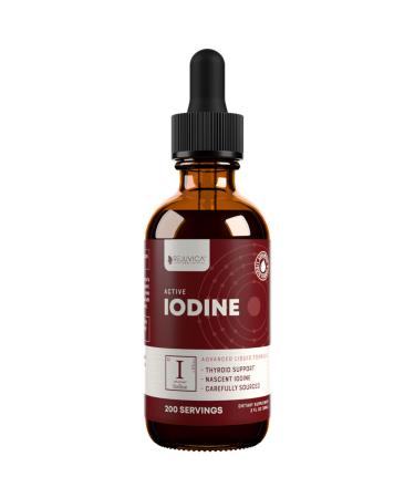 Active Iodine - Nascent Iodine Drops - Liquid Delivery for Better Absorption - Supports Healthy Energy Vitality & Iodine Levels 2 Fl Oz (Pack of 1)