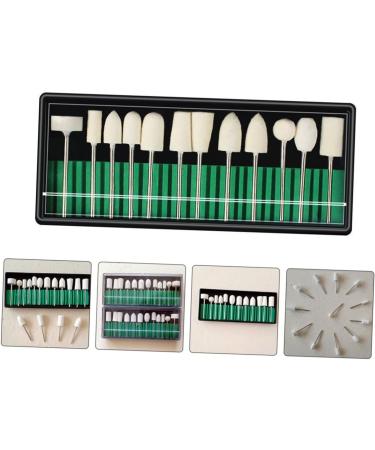 Beaupretty 1Set nail polish grit file sanding rings extension nail driller rotary polishing file nail file electric resin kit cleaning kit Nail Drill Bit manicure wool polisher to rotate - Buy Online on GoSupps.com