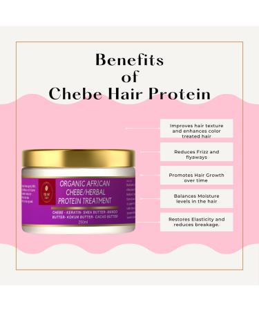 Chebe Deep Conditioner Protein Treatment - Moisture Hydration & Growth - 8oz Natural Butters & Ayurvedic Herbs - Buy Online on GoSupps.com
