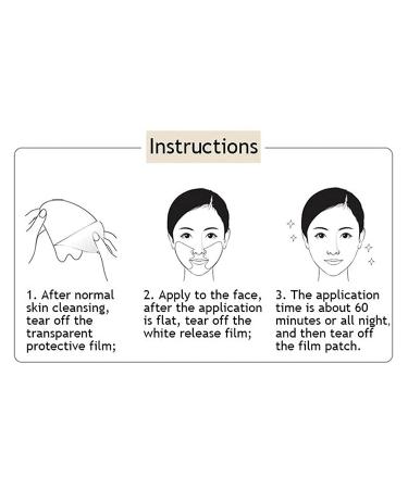 Dayeer Hyaluronic Acid Microcrystalline Lifting Patch - Anti-Aging Face Mask for Wrinkles & Nasolabial Folds (10 Pairs) - Buy Online on GoSupps.com