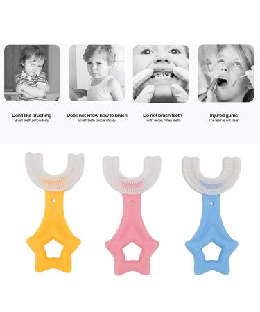 Kcabret Children's U-Shaped Toothbrush - 360 Soft Silicone Brush for Toddlers & Kids - Perfect Oral Care for Little Ones - Buy Online on GoSupps.com