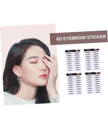 Balacoo 5pcs Eyebrow Stickers Black Stickers Authentic Eyebrows Makeup Brow Sticker Miss Natural Blush - Buy Online on GoSupps.com