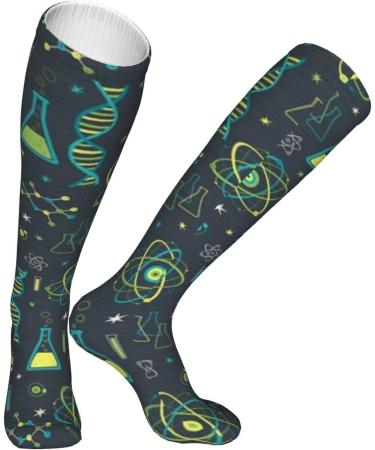 Midcentury Modern Science Compression Socks for Men & Women | 15-20 mmHg Circulation Support for Running & Cycling - Buy Online on GoSupps.com