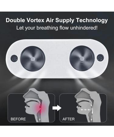 Adjustable & Breathable Anti Snoring Device for Better Sleep - Effective Snoring Solution in White - Buy Online on GoSupps.com