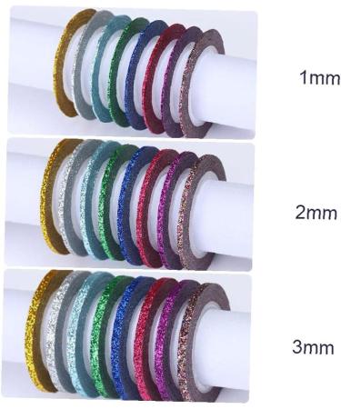8 Pcs Nail Art Striping Tape - Decorative Stickers for Natural & False Nails | International Shipping Available - Buy Online on GoSupps.com