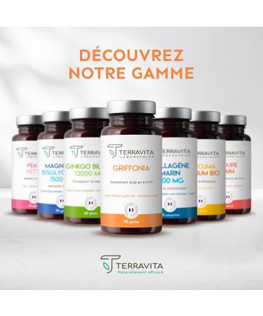 GRIFFONIA | Stress and Anxiety Reduction | Sweet Pulse Control | Mood Management | 90 Vegan Capsules | 668 mg per Dose | Made - Buy Online on GoSupps.com