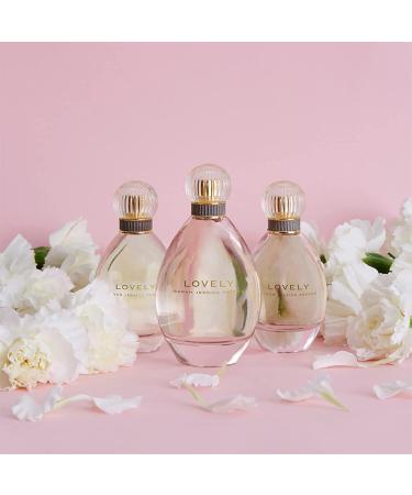 SJP Lovely Eau de Parfum Spray for Women - Sweet Floral Musky Fragrance with Mandarin, Bergamot, Apple, and Cedarwood Notes - Long Lasting Scent - 3.4 oz - Buy Online on GoSupps.com