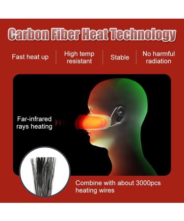 WOOLALA Heated Nose Cover For 3D Therapy Winter Nose Warmer 3 Temperature Settings - Buy Online on GoSupps.com