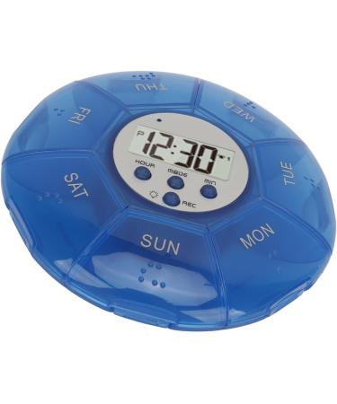 Smart Medicine Box with Recording 7-Day Reminders for Elderly & Blind - International Shipping Available - Buy Online on GoSupps.com