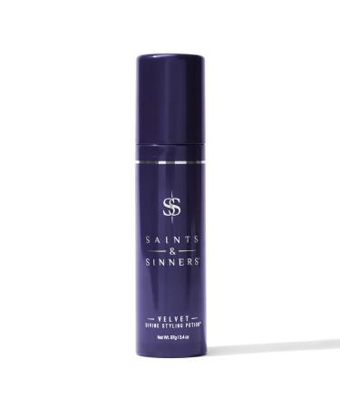 Saints & Sinners Velvet Divine Hair Styling Potion - Moisturizing Thermal Protectant and Smoothing Hair Cream for Dry  Frizzy Hair (3.4 oz) - Buy Online on GoSupps.com