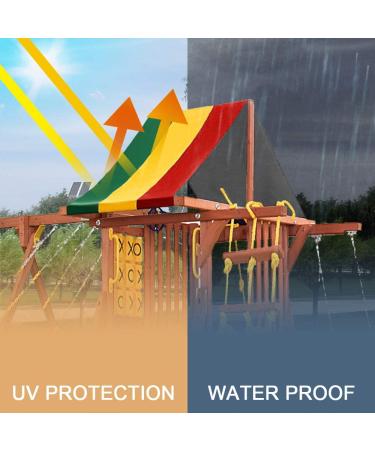 Mofeez 52 x 90 Swing Set Replacement Tarp - Multi-Color Outdoor Play Set Cover - Buy Online on GoSupps.com
