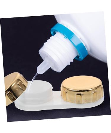 Ultechnovo Mirror Color Glasses Box & Cleaning Kit - Practical Contact Lens Container Set for Cosmetics - International Shipping Available - Buy Online on GoSupps.com