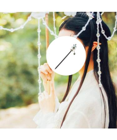 FRCOLOR Traditional Chinese Wood Hair Sticks Vintage Flower Hair Chopsticks Hanfu Hairpin Retro Handmade Hair Peice for Women Girls Hanfu Cos Hair Accessories - Buy Online on GoSupps.com