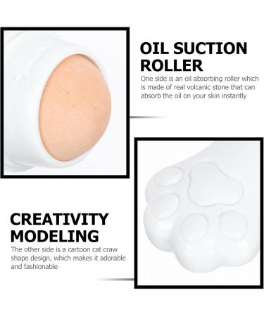 FOMIYES 2 Pcs Volcanic Stone Oil-absorbing Ball Facial Massager Skin Oil-absorbing Tool Face Oil The Face 7.5x3cmx2pcs Whitex2pcs - Buy Online on GoSupps.com