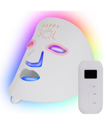 Light Therapy Face Mask - 7 Color LED - Skin Care Red Light Mask - Comfortable Design for All Skin Types - International Shipping Available - Buy Online on GoSupps.com