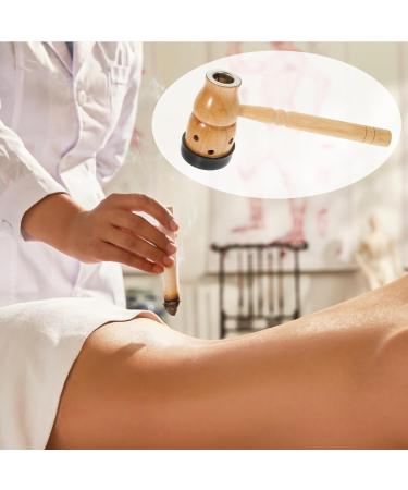 PATKAW Moxa Stick Burner Holder - Wooden Handheld Moxibustion Tool for Acupuncture & Wormwood Therapy - International Shipping Available - Buy Online on GoSupps.com