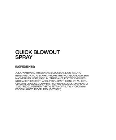 Redken Quick Blowout Heat Protection Spray 4.2 Fl Oz | Lightweight Primer for Smooth & Shiny Hair | Heat Protectant for All Hair Types - Buy Online on GoSupps.com