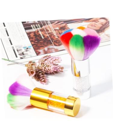 Healvian 1pc Dust Brush Nail Tools Makeup Tools Cleaning Tool Powder Brush Cleaner Convenient Nail Cleaner Brush Acrylic Brush Portable Nail Nail Art Brush Premium Plastic Abs 11.5x6cm Silver - Buy Online on GoSupps.com