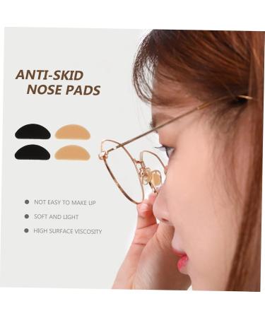 Healeeved 120 Pairs EVA Sponge Nose Pads for Glasses - Nasal Pillows & Stripes for Comfort - Black Skin Color - 3 Sets (2x0.8x1cm) - Perfect for Sunglasses & Eyewear Support - Buy Online on GoSupps.com