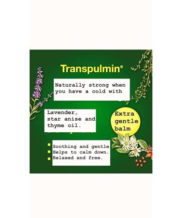 Transpulmin Baby Balm - Soothing Cold Relief for Kids 3+ | Essential Oils for Cough Cold & Runny Nose | 40ml - Buy Online on GoSupps.com