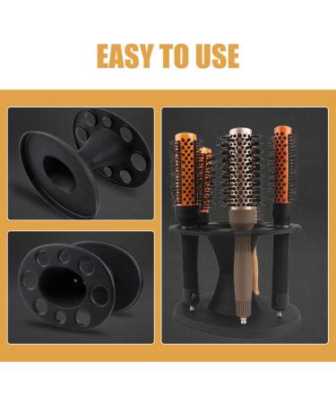 Ipetboom Rotating Hair Scissors Holder Stand Barber Scissors Storage Rack Salon Shears Holder Hair Stylist Scissors Hairdressing Tools Organizer Holder Black - Buy Online on GoSupps.com