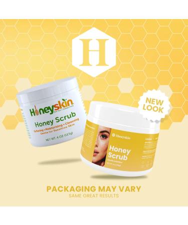 Manuka Honey Exfoliating Face & Body Scrub - Gentle Exfoliator & Blackhead Remover - Rejuvenating Formula for Dull, Dry Skin (4oz) - Buy Online on GoSupps.com