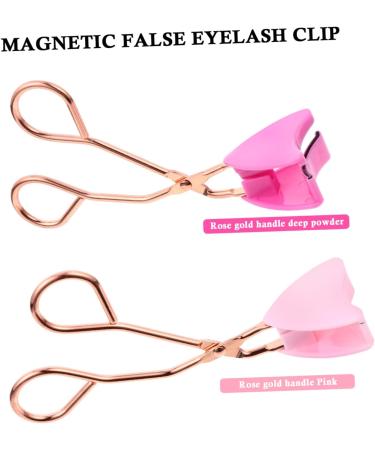 PLAFOPE Magnetic False Eyelash Curler Mascara Applicator False Lashes Tools False Eyelash Applicator Magnetic Eyelash Clip Eyelash Holder Profession Eyelash Clips Stainless Steel - Buy Online on GoSupps.com
