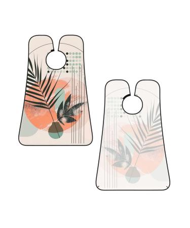 Buy Abstract Plant Print Beard Bib Apron - Non-Stick Hair Catcher for Men | Ideal Shaving Gifts - Buy Online on GoSupps.com