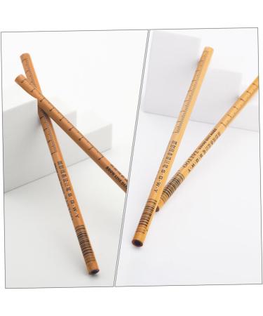 Healeved 2pcs Eyebrow Pencil Brown Eye Liner Pencil Eyebrow Makeup Pens Eyebrow Drawing Tools Wooden 1 count (Pack of 1) As Shown - Buy Online on GoSupps.com
