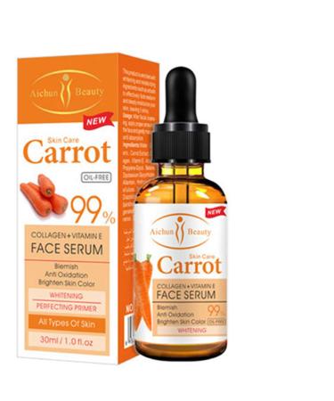 AICHUN BEAUTY Serum 99% Vitamin E Collagen Face Lifting Smoothing Oil Control Acne Perfecting Primer 4 Type (#04 Carrot)