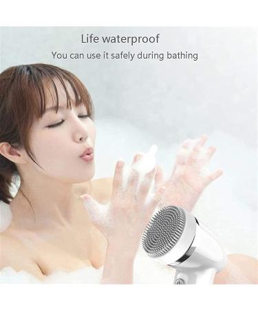 Dongng Electric Facial Cleansing Brush - Face Scrubber Spin Rechargeable Waterproof 4 Brush Heads for Deep Cleansing Gentle Exfoliating and Help Get Rid of Acne Ideal Gift (Color : A) - Buy Online on GoSupps.com