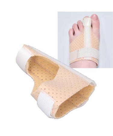 YUYTE Toe Splint | Broken Toe Hammer Toe Straightener | Aluminum Strip | Adjustable Claw Corrector Skin Color (Left Foot) - Buy Online on GoSupps.com
