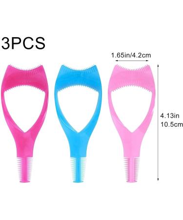 3pcs/Set Mascara Shield Guard 3 in 1 Eyelash Tools Mascara Shield Applicator Guard Upper Lower Helper Tool Eyelashes Clean Brush - Buy Online on GoSupps.com