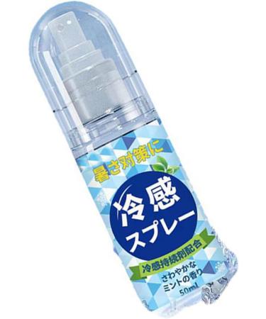 Cooling Spray 50ml Quick Cool Down Heat Stroke Prevention Lasting Cooling Mist Spray for Clothes and Skin - Buy Online on GoSupps.com