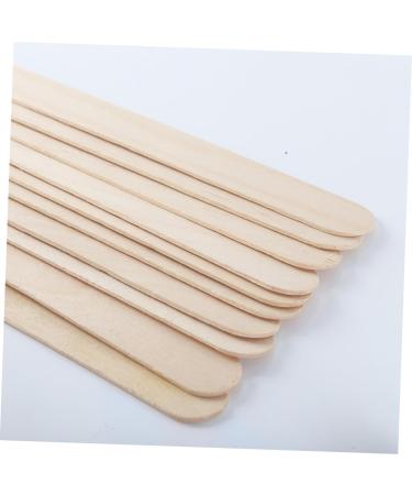 Magiclulu Waxed Wooden Sticks - 100 Pack Hair Removal Spatula & Kids Tinker Set | Practical Wax Applicator for Home Use - Buy Online on GoSupps.com