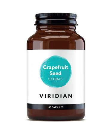 Viridian - Grapefruit Seed Extract 400mg - 30 Caps | Microbial Balance & Immune Support | Rich in Polyphenols Limonoids & Naringenin | 100% Active Ingredients | Expertly Formulated