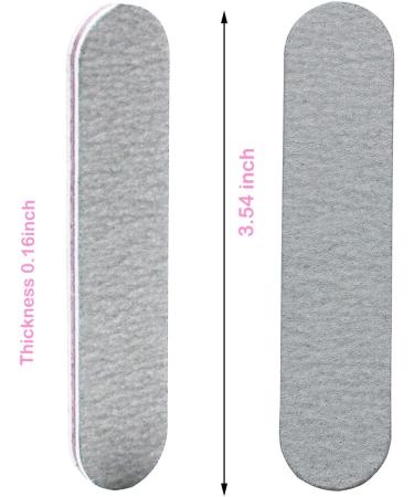 50 Packs Double Sided Mini Nail Files & Buffers - 100/180 Grits Emery Boards for Acrylic Nails - Buy Online on GoSupps.com