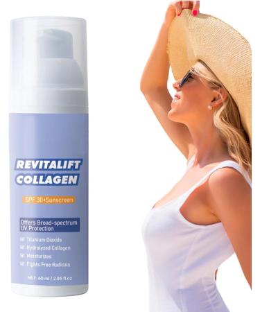 Sunscreen Lotion 60ml Protective Face Care with Anti-UV Protection - Sweat-Resistant Cosmetic Fast Absorbing for Beach and Hiking - Buy Online on GoSupps.com