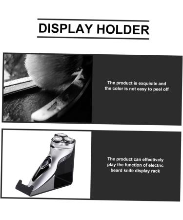 Minkissy Bearmstay Display Holder | Acrylic Razor Organizer for Electric Shavers | 11x8.5x4.5cm Black - Buy Online on GoSupps.com