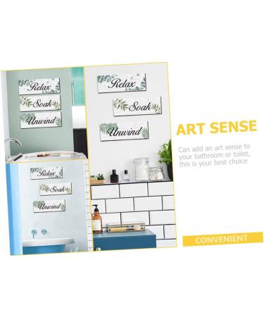 WHAMVOX 1 Set home listing vintage decor wall decor for bedroom Toilet Pendant seaside Spa door panel - Buy Online on GoSupps.com